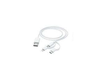 Hama HAMA-00201535 Kabell 3in1 1M White