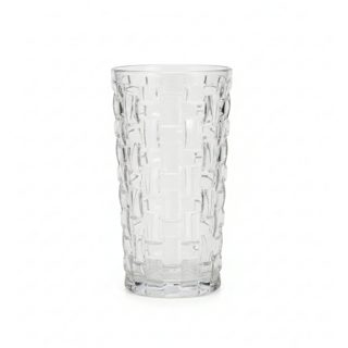 Danny Home Gote Glass 315ml Set 6 Qelqi Transparente Me Model Gjeometrik