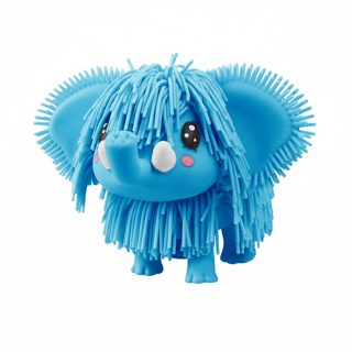 Jiggly Pets Elephant Blue Plush