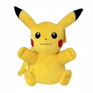 Pokemon Pikachu Black Backpack Plush