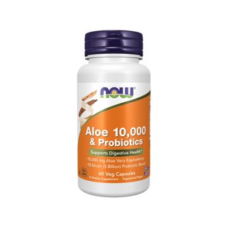 Now ALOE-10 Probiotics Veg Capsules
