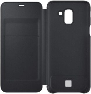 Kase Samsung Galaxy J6 WJ600CBEGWW Celulari Wallet EF- Black