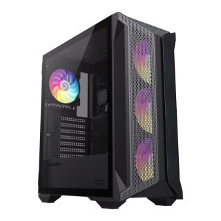 Case Gamemax Brufen COC Mid Tower Premium Gaming With ARGB Fans Turbo Cooling