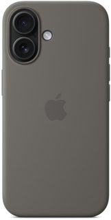 Apple iPhone 16 Silicone Case with MagSafe Stone Gray