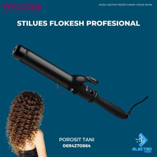 Efalock Emotion Twister Curling Tongue 38 MM Stilues Flokesh Profesional 38mm