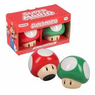 Super Mario Salt & Pepper Shakers Mushrooms