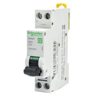 Schneider Electric Easy9 1P+N 32A Kurba C 6kA Automat,Nderpreres Magneto-termik 1M C