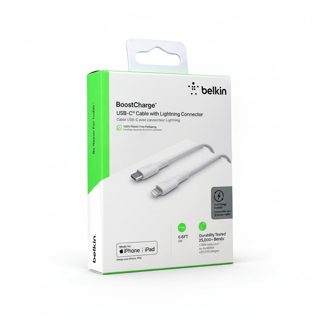 Cable Belkin BoostCharge CAA003BT2MWH USB-C USB-C To Lightning 2m White