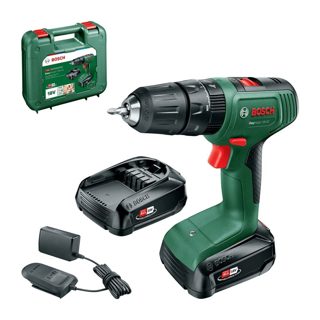 Bosch EasyImpact 18V-40 Trapan Me Bateri 18 X 2.0 Ah 32 Nm 24450 Bpm 13 Mandrino 8 Vide 13 Celik 30 Dru 13 Beton 13mm 30mm 8mm