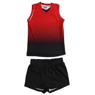4u Sports Uniforme volejbolli Per Meshkuj S E Kuqe Me Te Zeze
