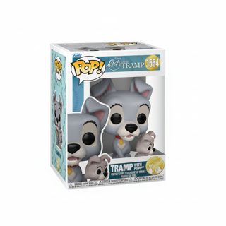 Funko Pop! Lady & The Tramp Tramp with Puppy Figure Disney 1554