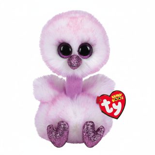 Ty Beanie Boos Kenya Lavender Ostrich Plush 42cm