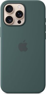 Apple iPhone 16 Pro Max Silicone Case with MagSafe Wit Green