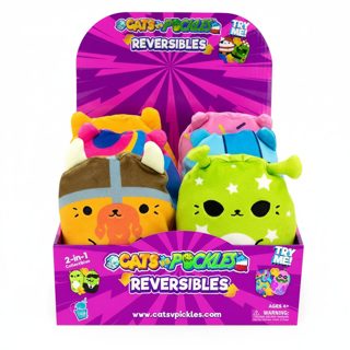 Cats Vs Pickles Reversible Plush