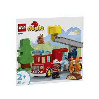 LEGO Duplo Fire Truck with Hose and Firefighter