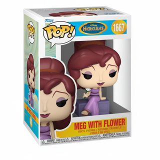 Funko Pop! Disney 1667 Hercules-Meg With Flower Figure