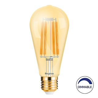 Filament Llambë Led ST64 BRAYTRON AC E Dimerueshme 6W 2200K 220-240V