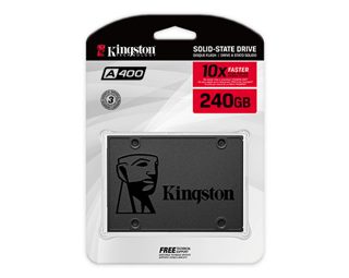 Kingston A400 240GB SATA 3 500MB S Read 350MB S High MTBF 2M Hours
