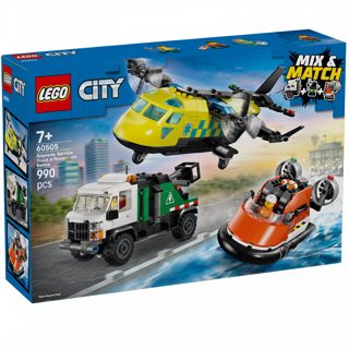 LEGO REMIX-60505 City Airplane Service Truck Hovercraft
